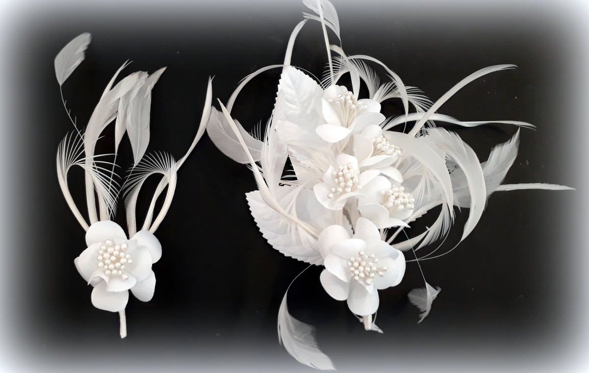 Anstecker Elegant Elfenbein