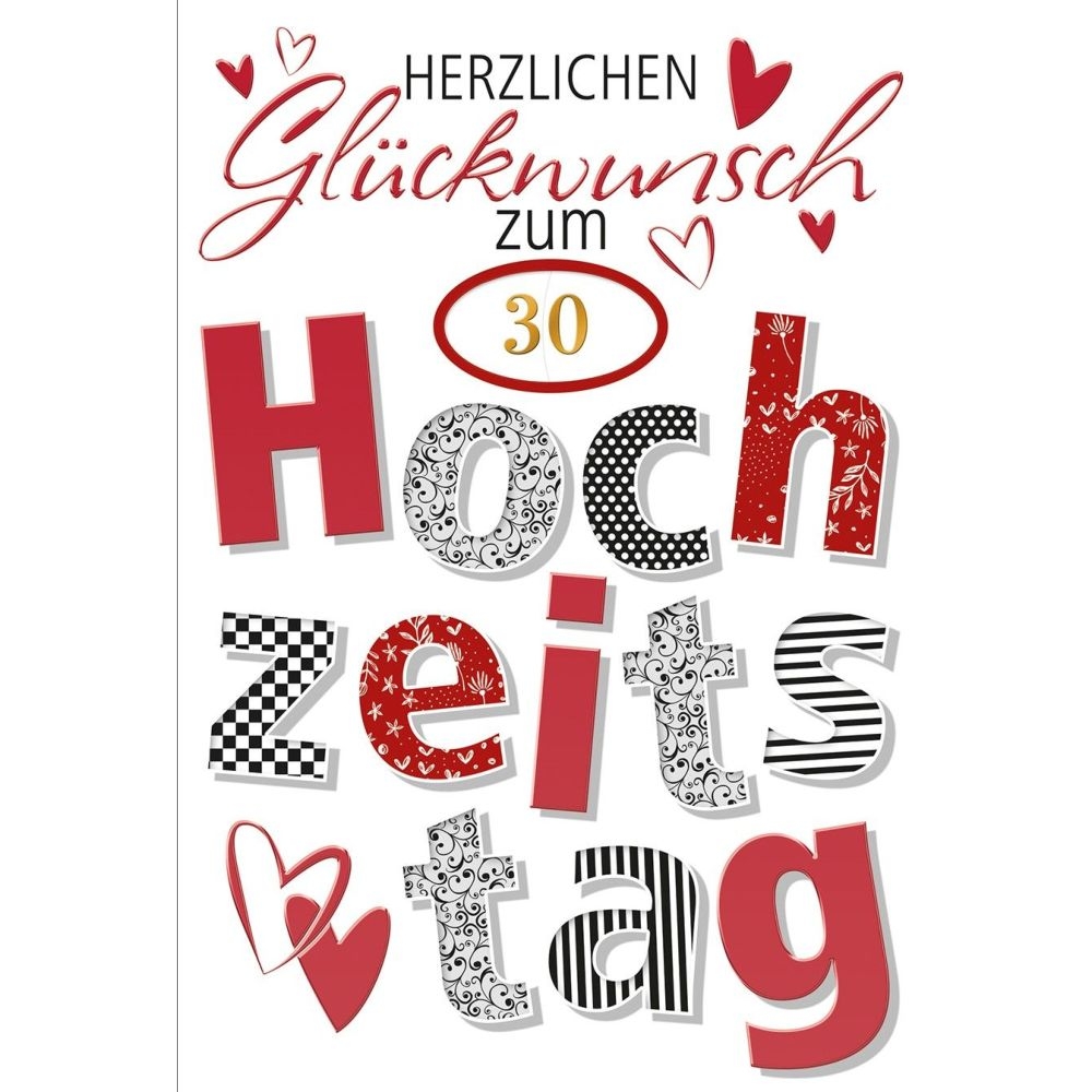 Billet Hochzeitstag