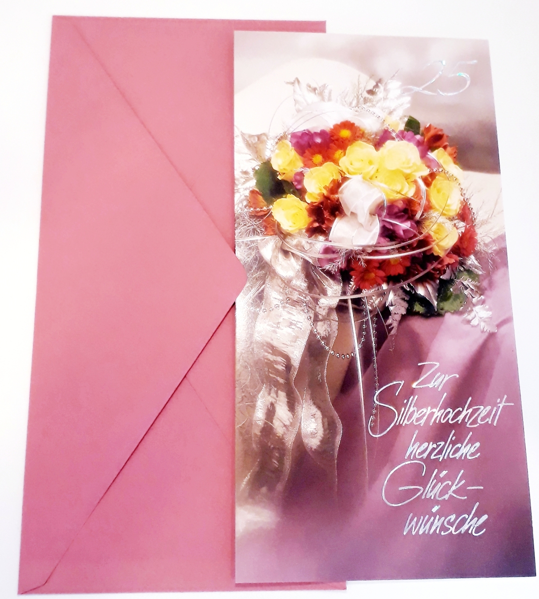 Billet Zur Silberhochzeit herzliche Glückwünsche