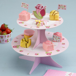 Cupcake Ständer Vintage Rose