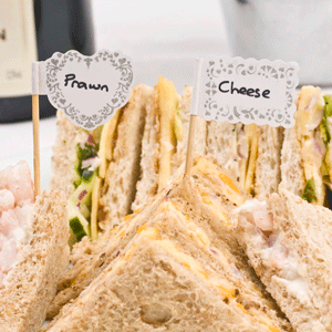 Cupcake Sticks Vintage Weiß