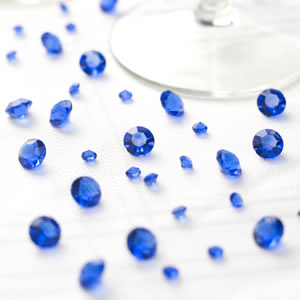 Dekosteine Edel Dunkelblau