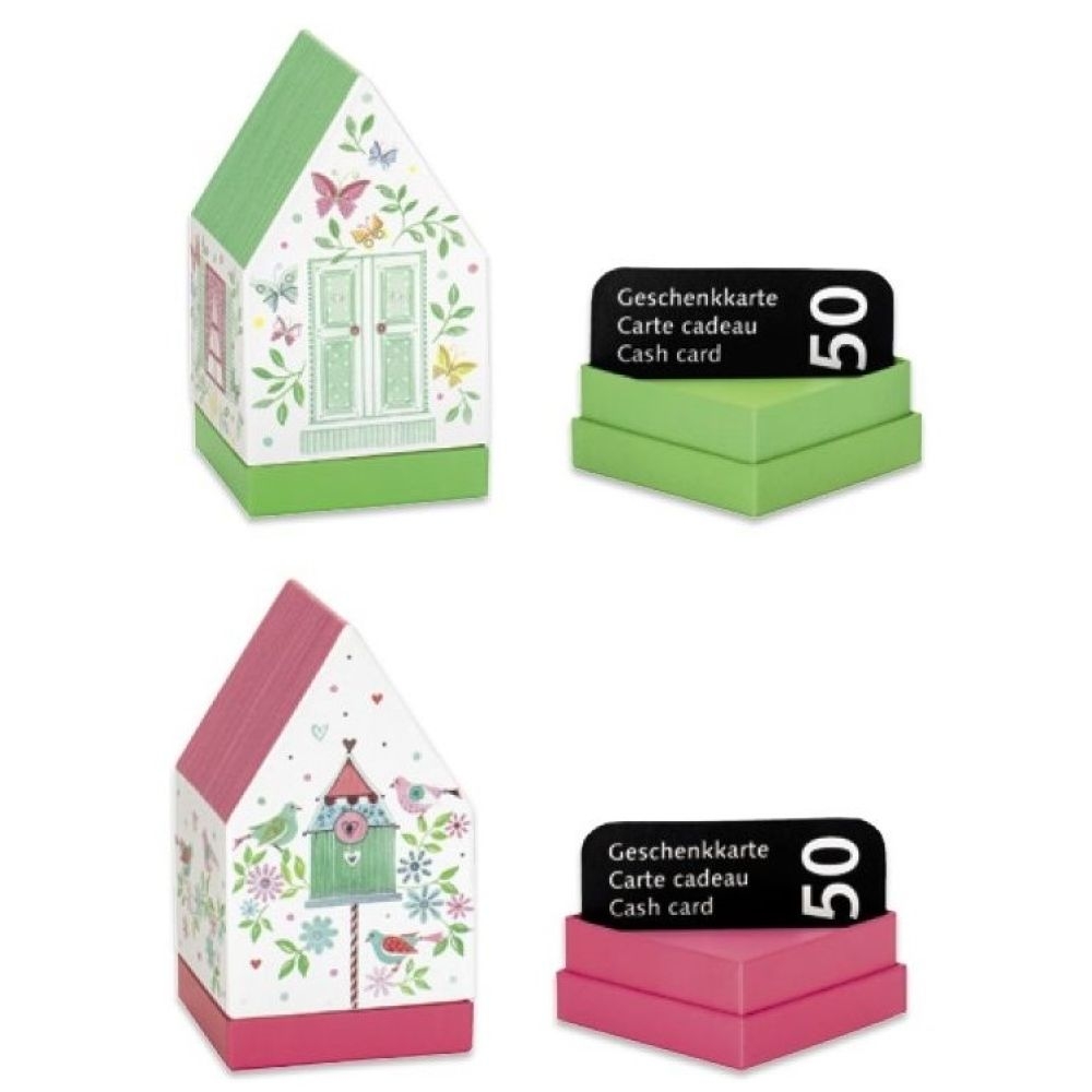 Geldgeschenkbox Häuschen