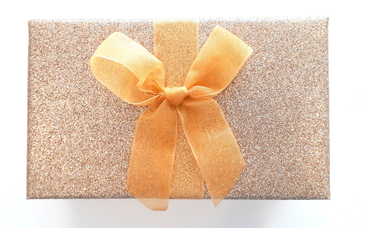 Geschenkbox Gold 13 x 7,5 x 5 cm