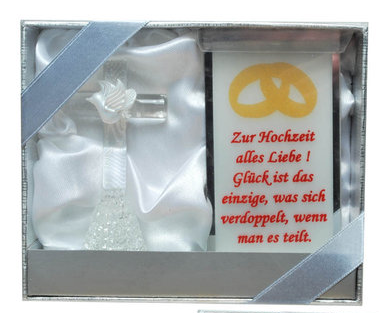 Geschenkset Zur Hochzeit Spruch 1