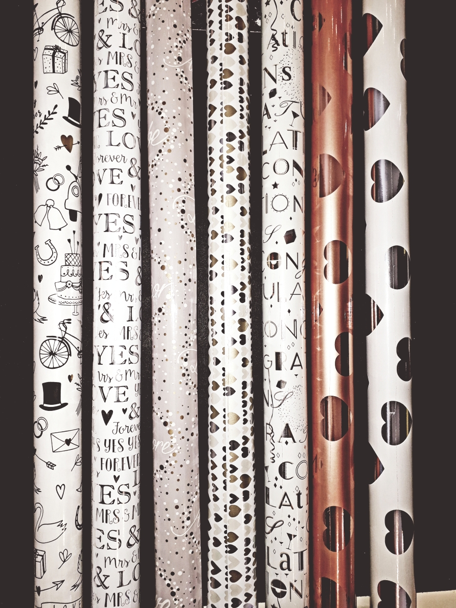 Geschenkspapier Hochzeit