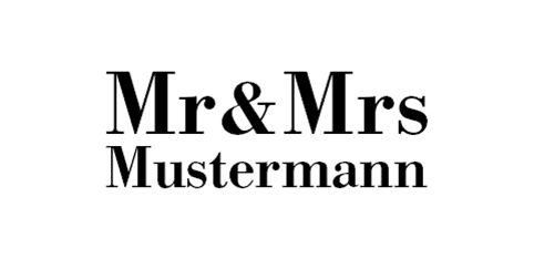 Hochzeitskerze Mr. & Mrs. Stumpen Straight1