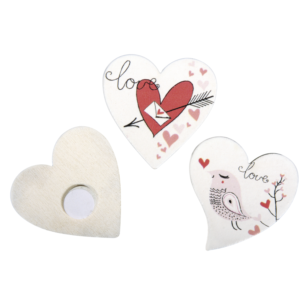 Holzstreuteile Herz