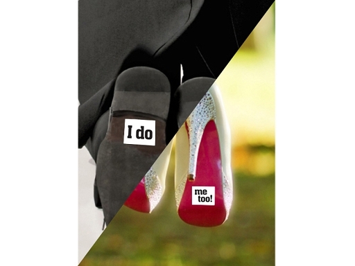 I do-me too Schuh-Sticker