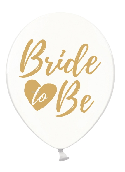 Luftballon Bride to be Gold