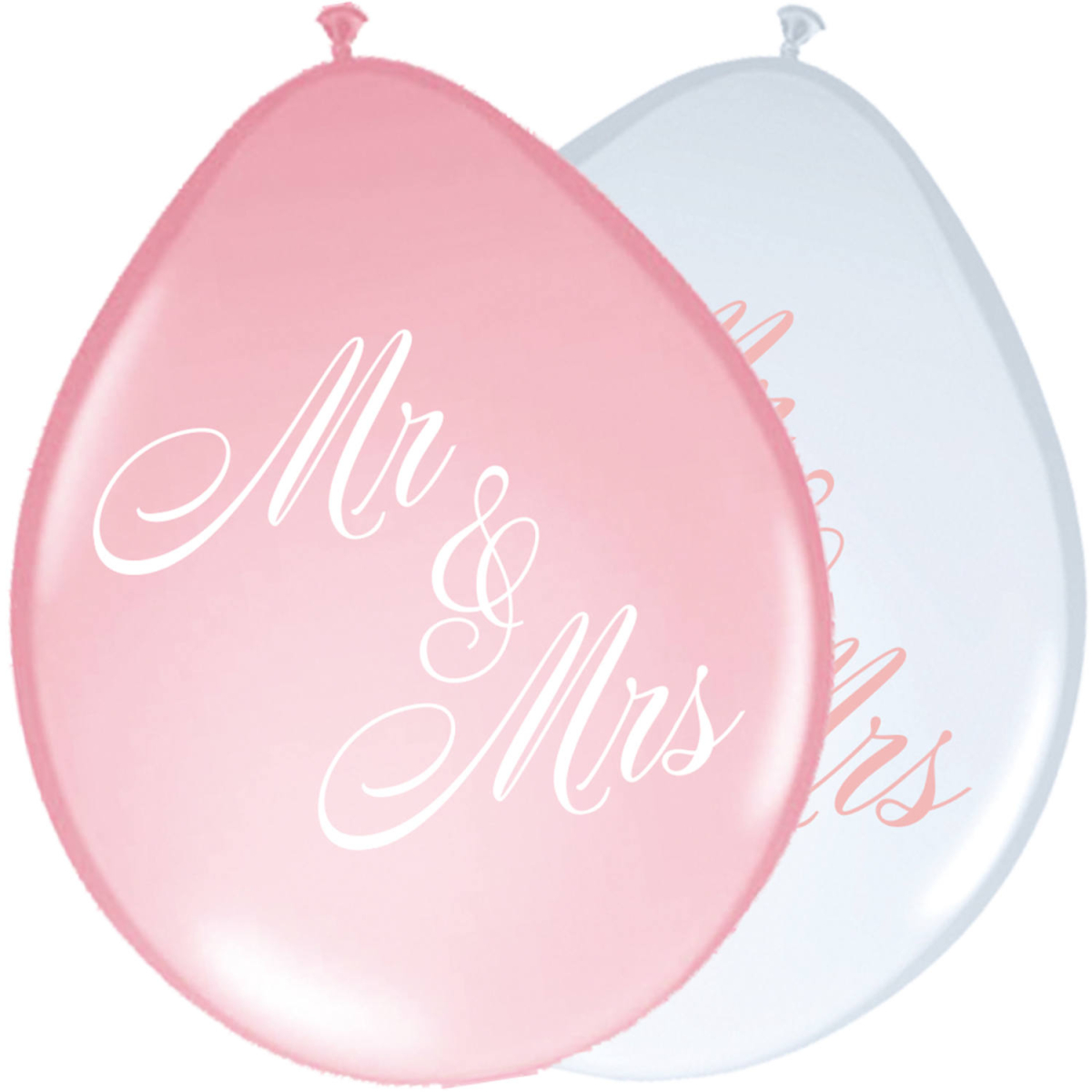 Luftballons Mr. & Mrs