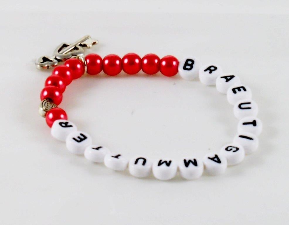 Perlenarmband Creme / Bräutigammutter