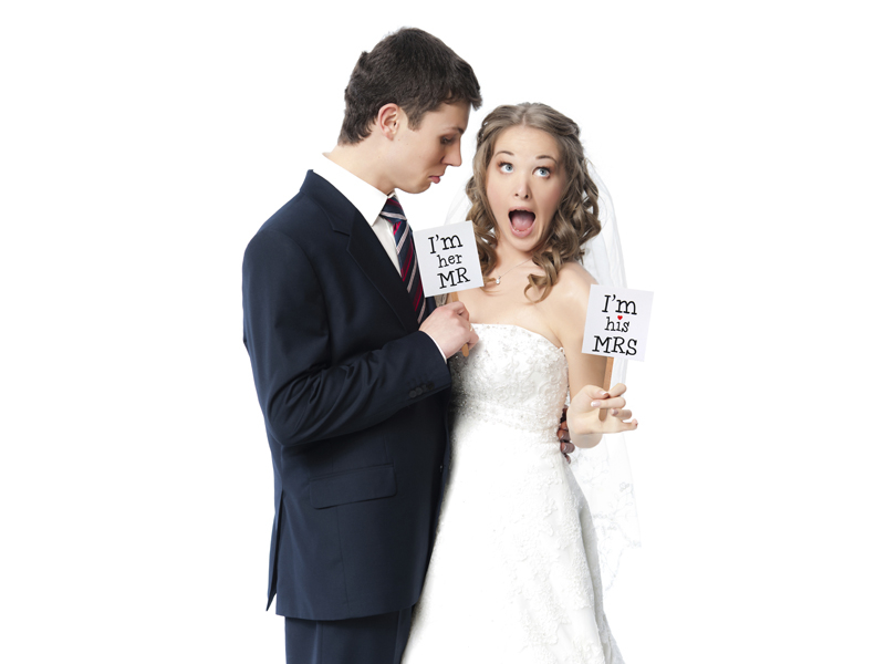 Photo Booth-Set Mr. & Mrs.