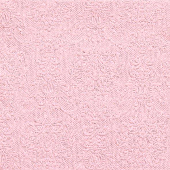 Prägeservietten Dinner Rosa