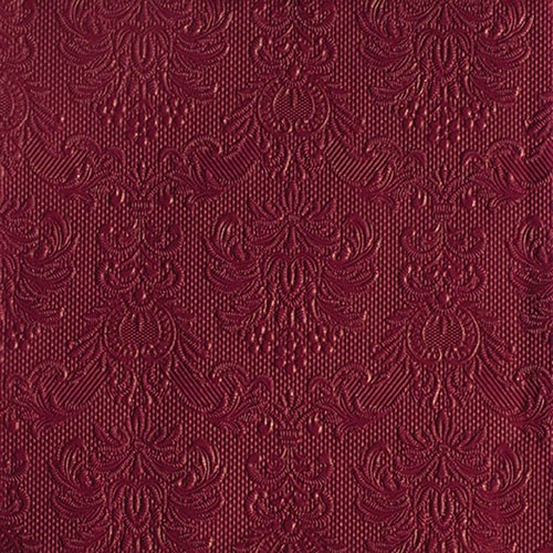 Prägeservietten Lunch Bordeaux