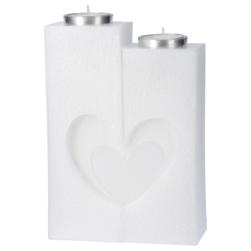 Premiumkerze mit Herz