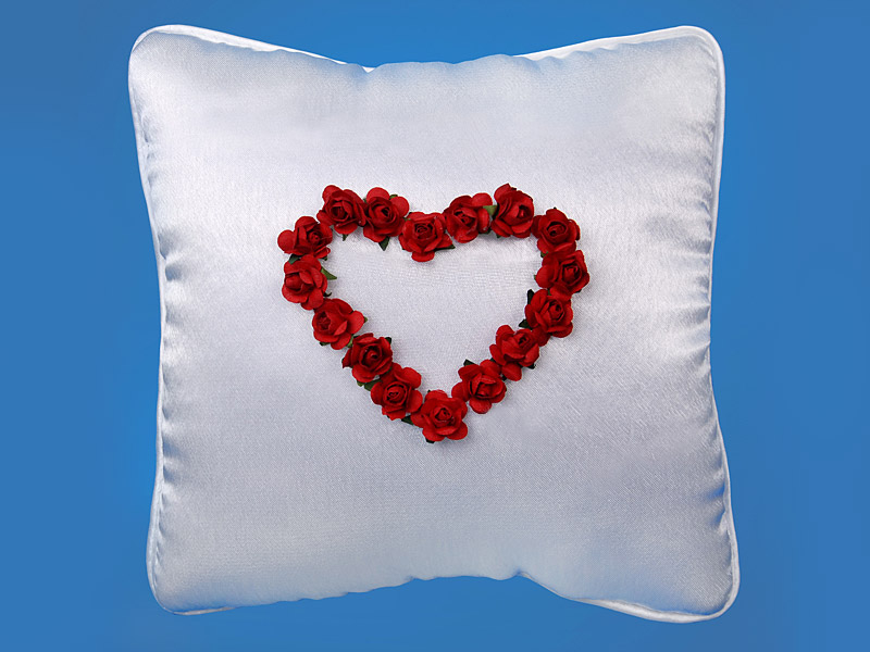 Ringkissen Liebe Rot