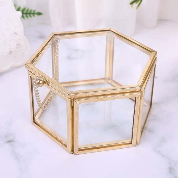 Ringkistchen Ringbox Hexagon