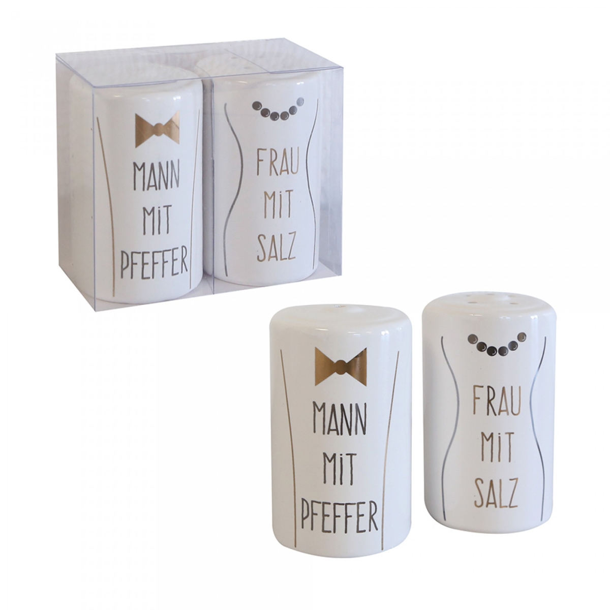 Salz- und Pfefferstreuer Romantik