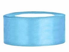 Satinband 25mm Hellblau