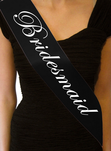 Schärpe Bridesmaid - Schwarz