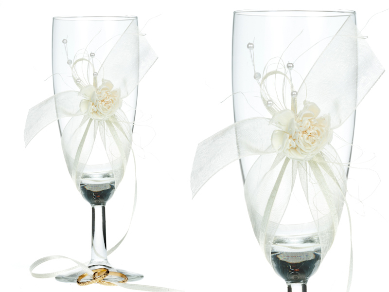 Sektgläser Röschen