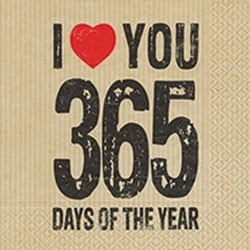 Servietten 365 Tage