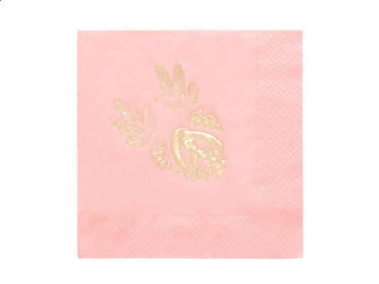 Servietten Märchenhochzeit Rosa