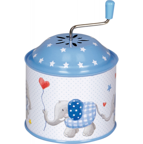 Spieluhr Elefant Blau