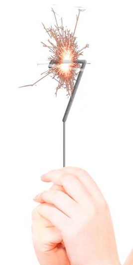 Sternspritzer Zahl Zahl 7