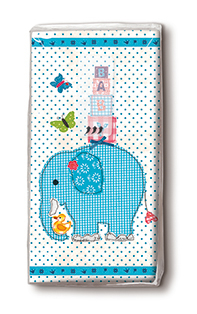 Taschentücher Blauer Elefant