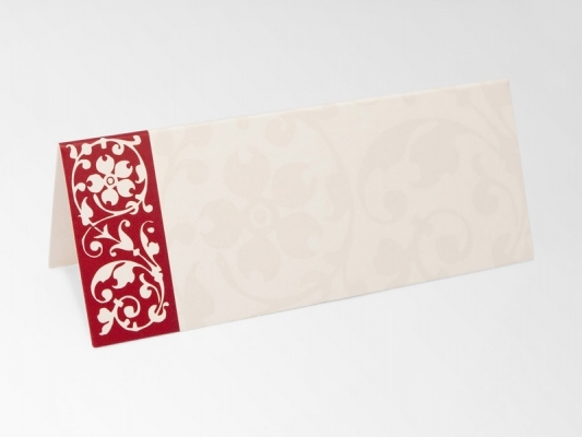 Tischkarte Ornament