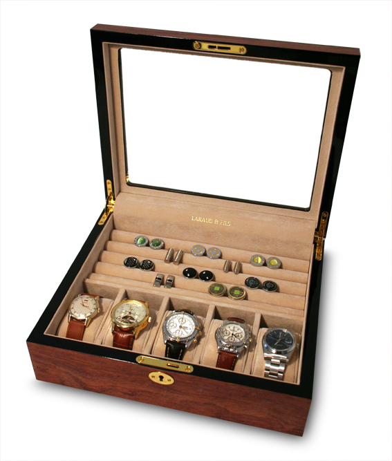 Uhrenschatulle Braun