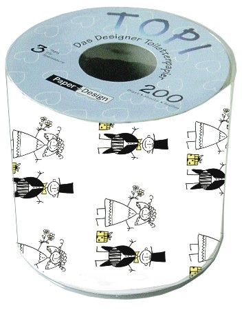 WC Papier Just Married