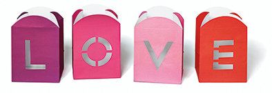 Windlichttüten Love