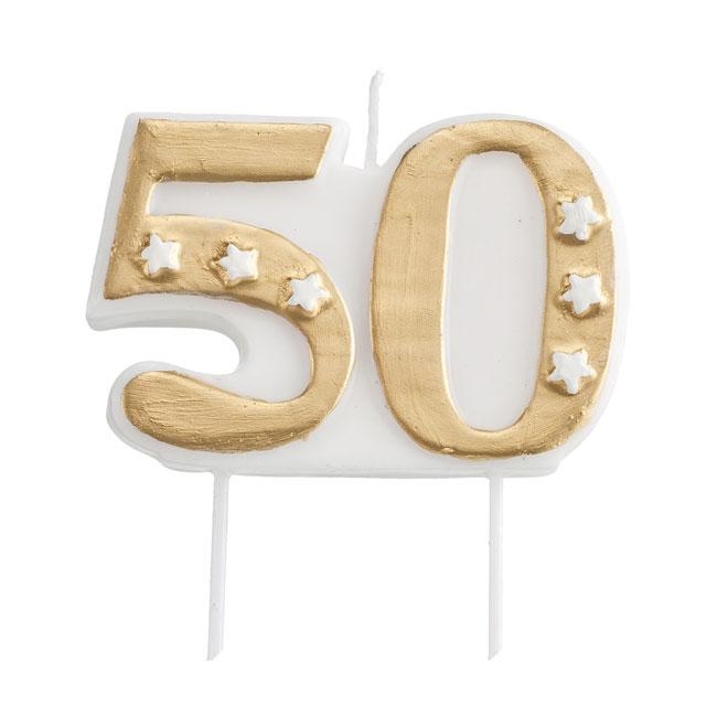 Zahlenkerze 50