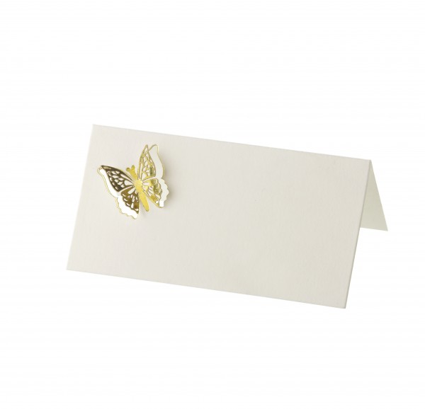 Tischkarte Papillon 3D