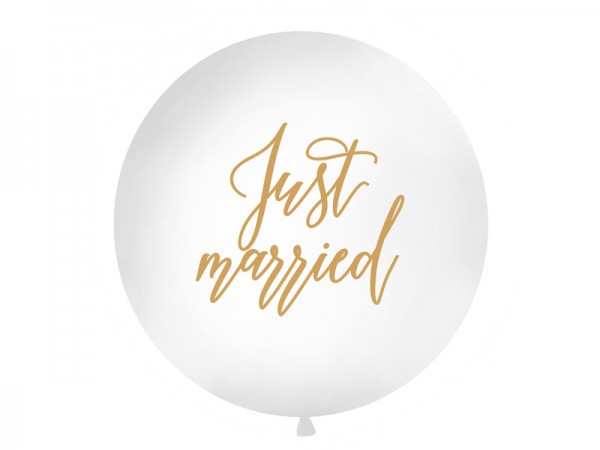 Jumbo-Ballon Just Married