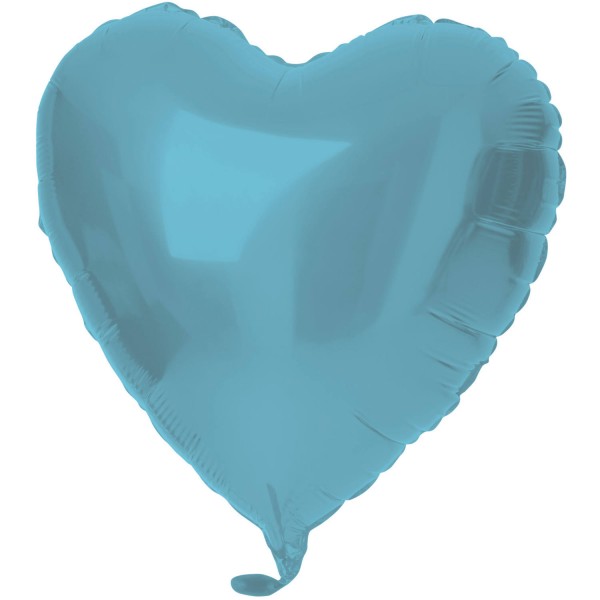 Folienballon Herz Blau